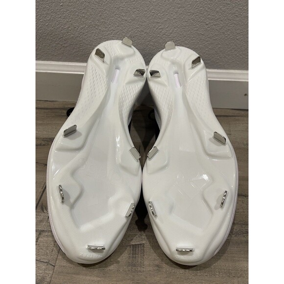 Adidas Baseball Cleats Icon 7 Mens Size 12 Black Metal Spike Athletic Shoes - Picture 5 of 7